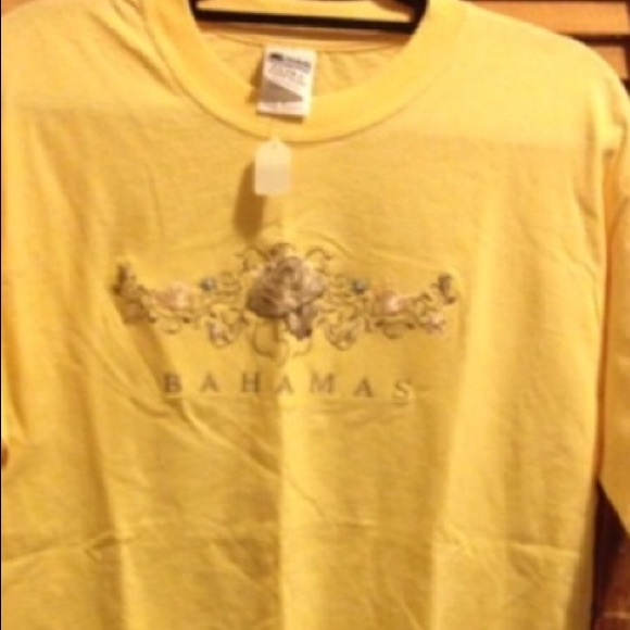 Bahamas Yellow Tee Shirt - Picture 2 of 5